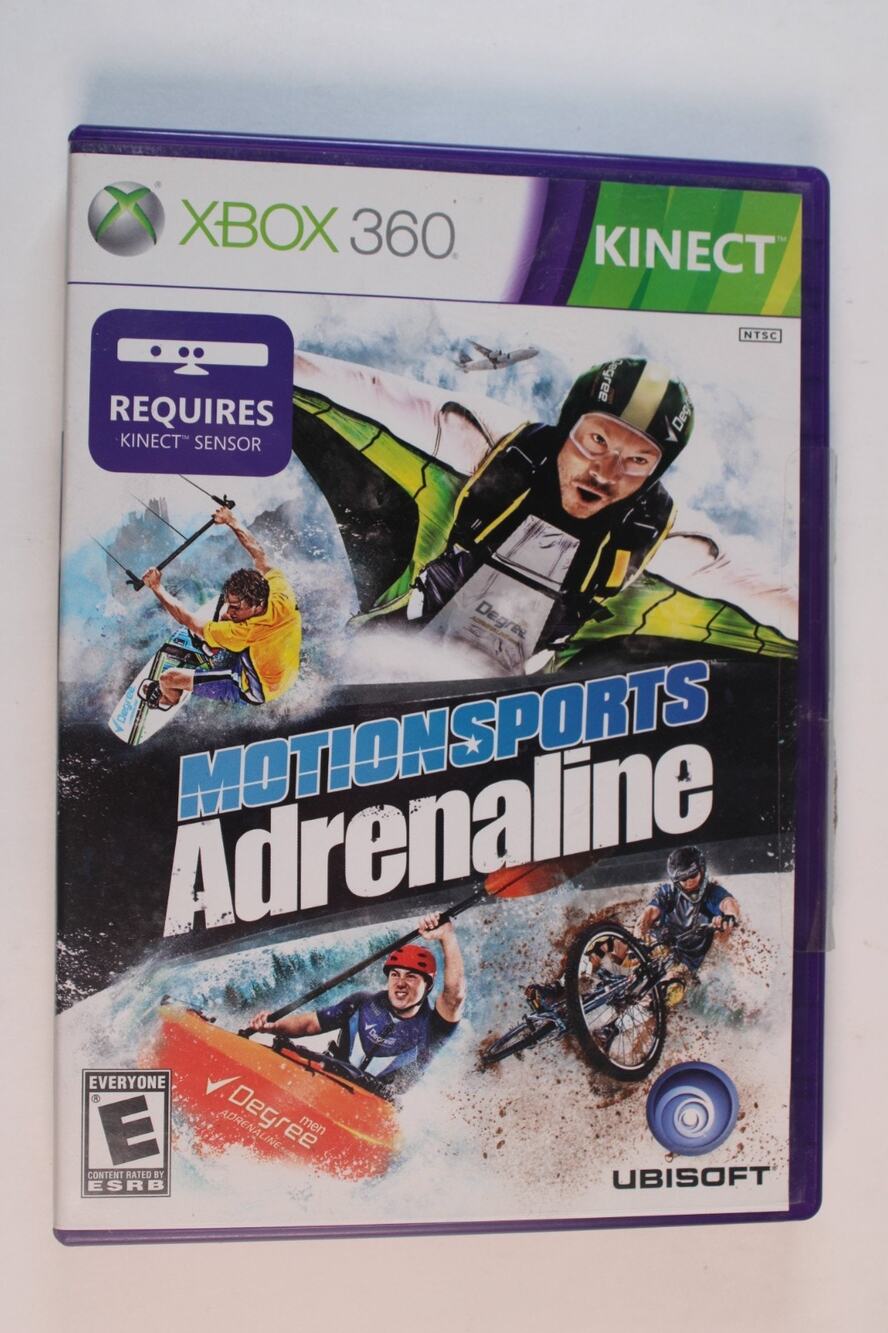 Motionsports Adrenaline (Microsoft Xbox 360) Authentic, Complete, Tested/Works
